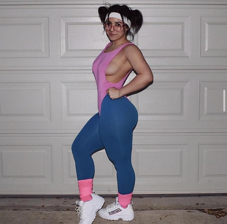 80s Work Out Side Boob 26 