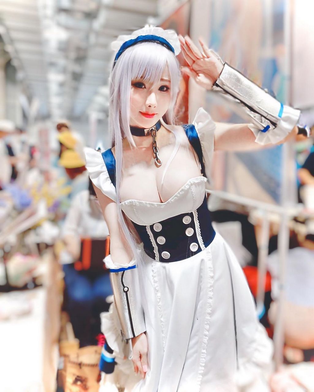 Belfast Cosplay From Azur Lane By Haneam