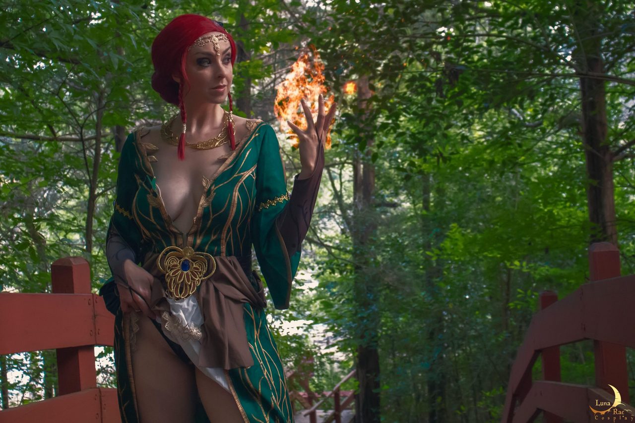 Boudoir Triss Cosplay From The Witcher 3 By Lunaraecospla