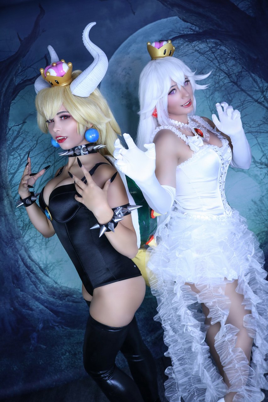 Bowsette And Boosette By Gunaretta And Lysand