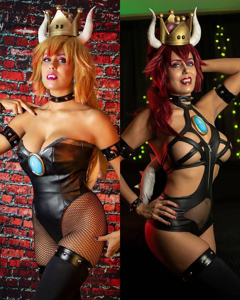 Bowsette Blonde And Redhead Version By Khainsa