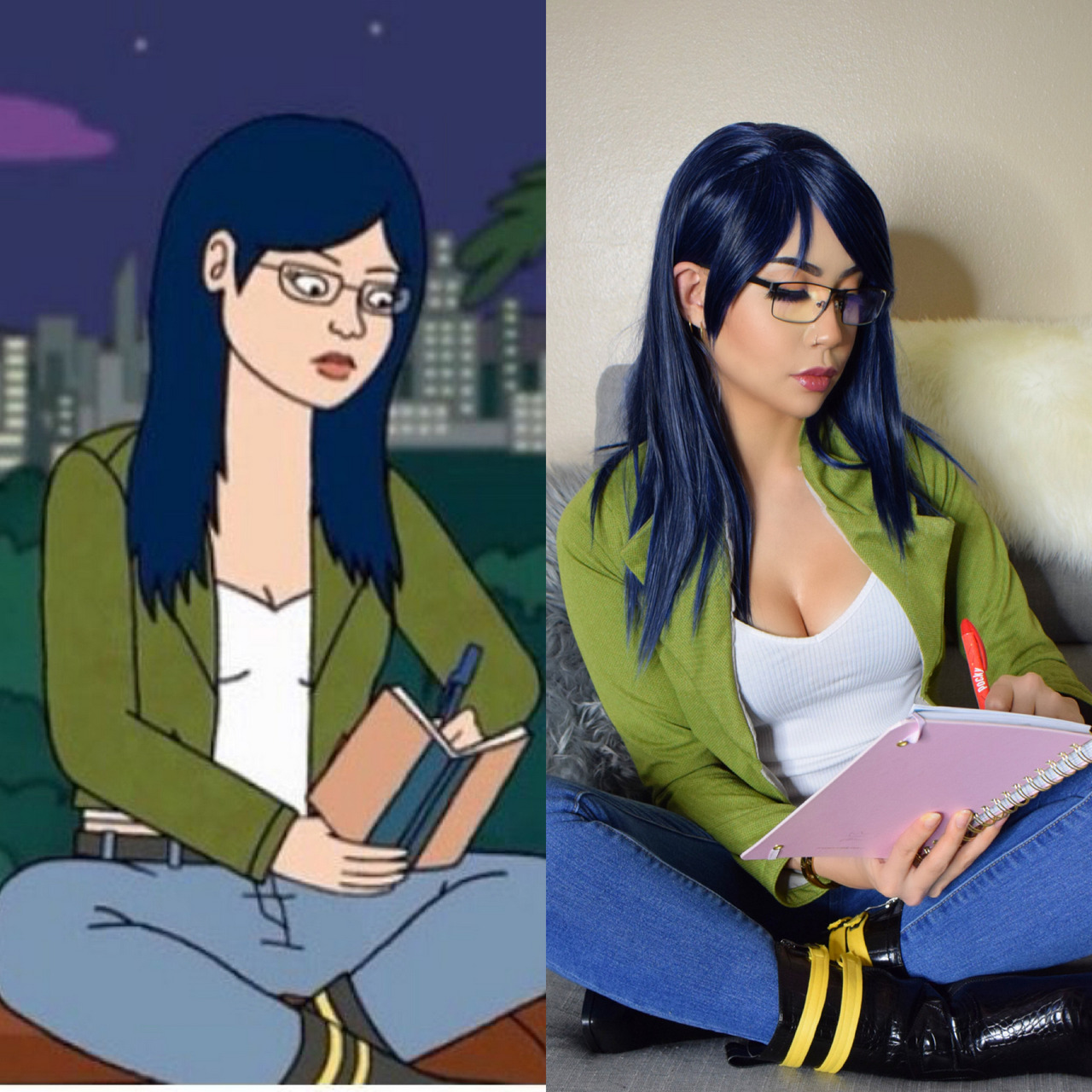 Diane Nguyen From Bojack Horseman Side By Side Cosplay By Felicia Vo