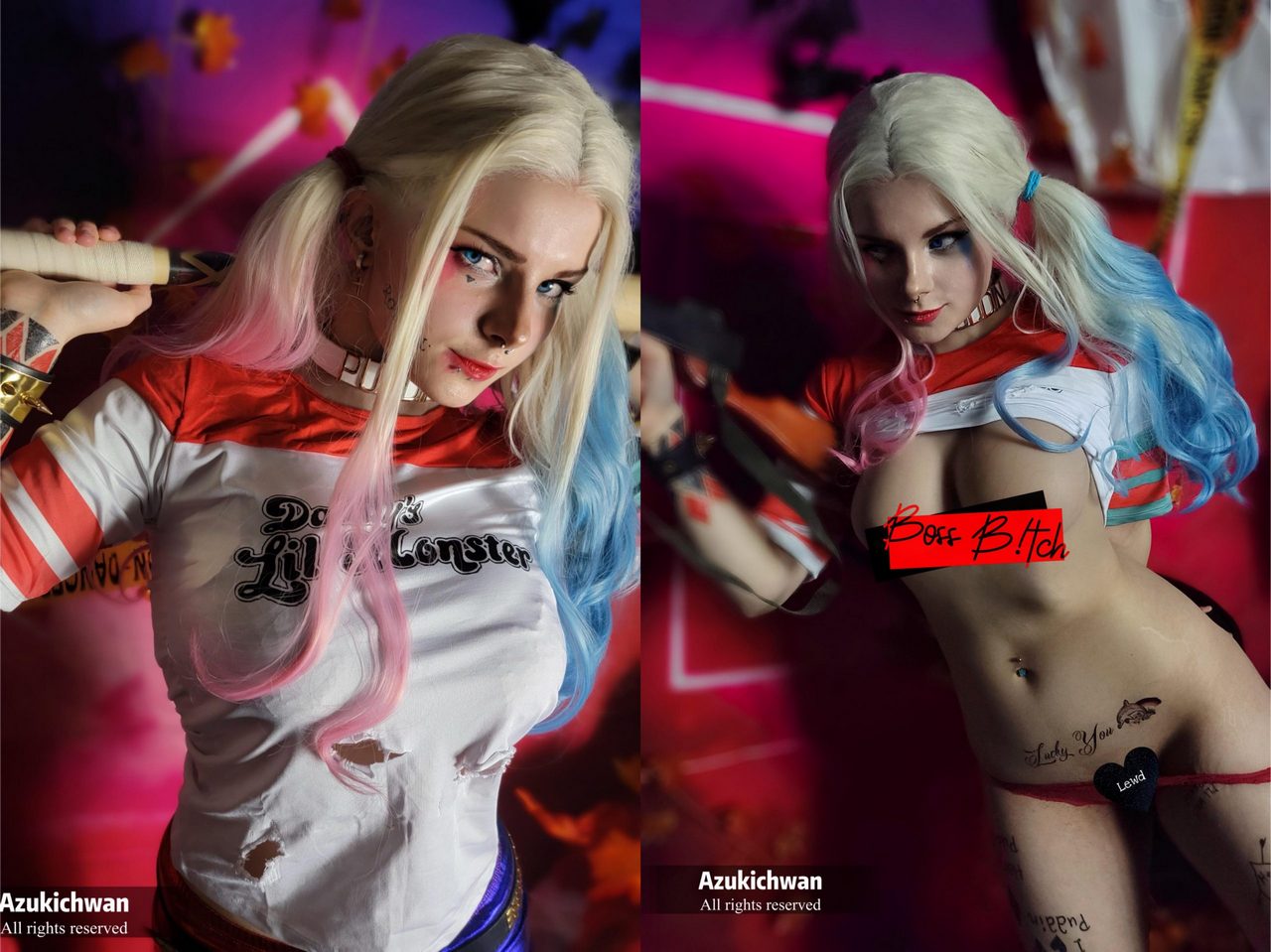 Harley Quinn Cosplay By Azukichwa