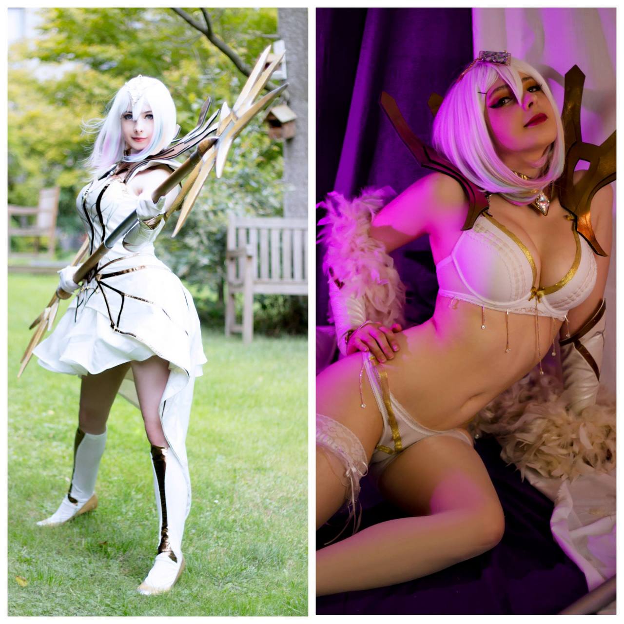 My Light Elementalist Cosplay From League Of Legends And Its Fanservice With Hand Custom Lingerie By Mikomi Hokina E299a