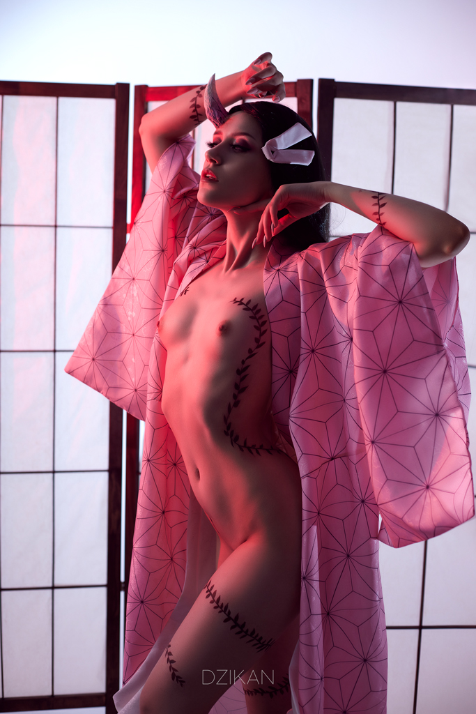 Nezuko Demonic Form Cosplay Photoshoot By Dzika