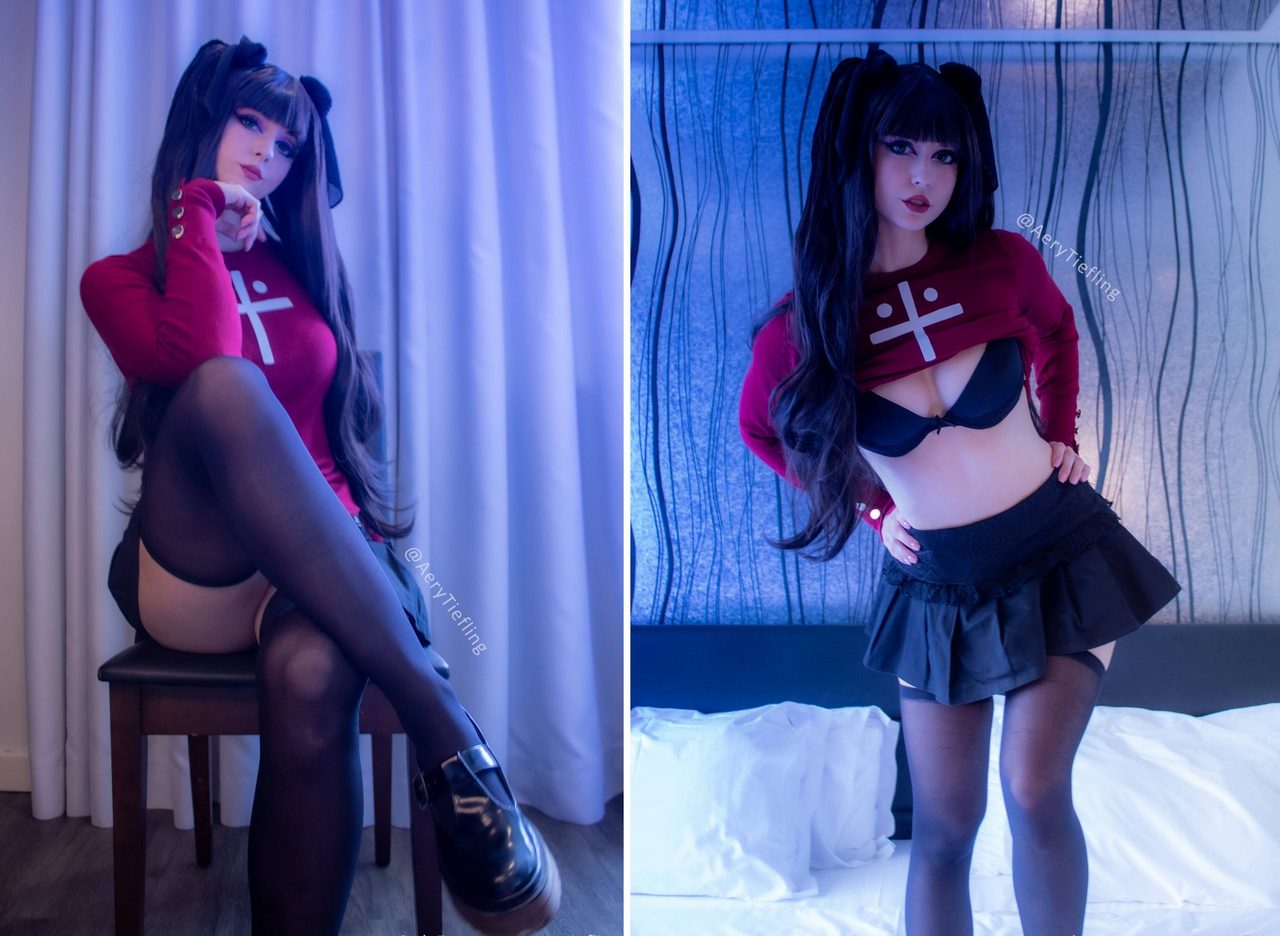Rin Tohsaka From Fate Stay By Aery Korvai