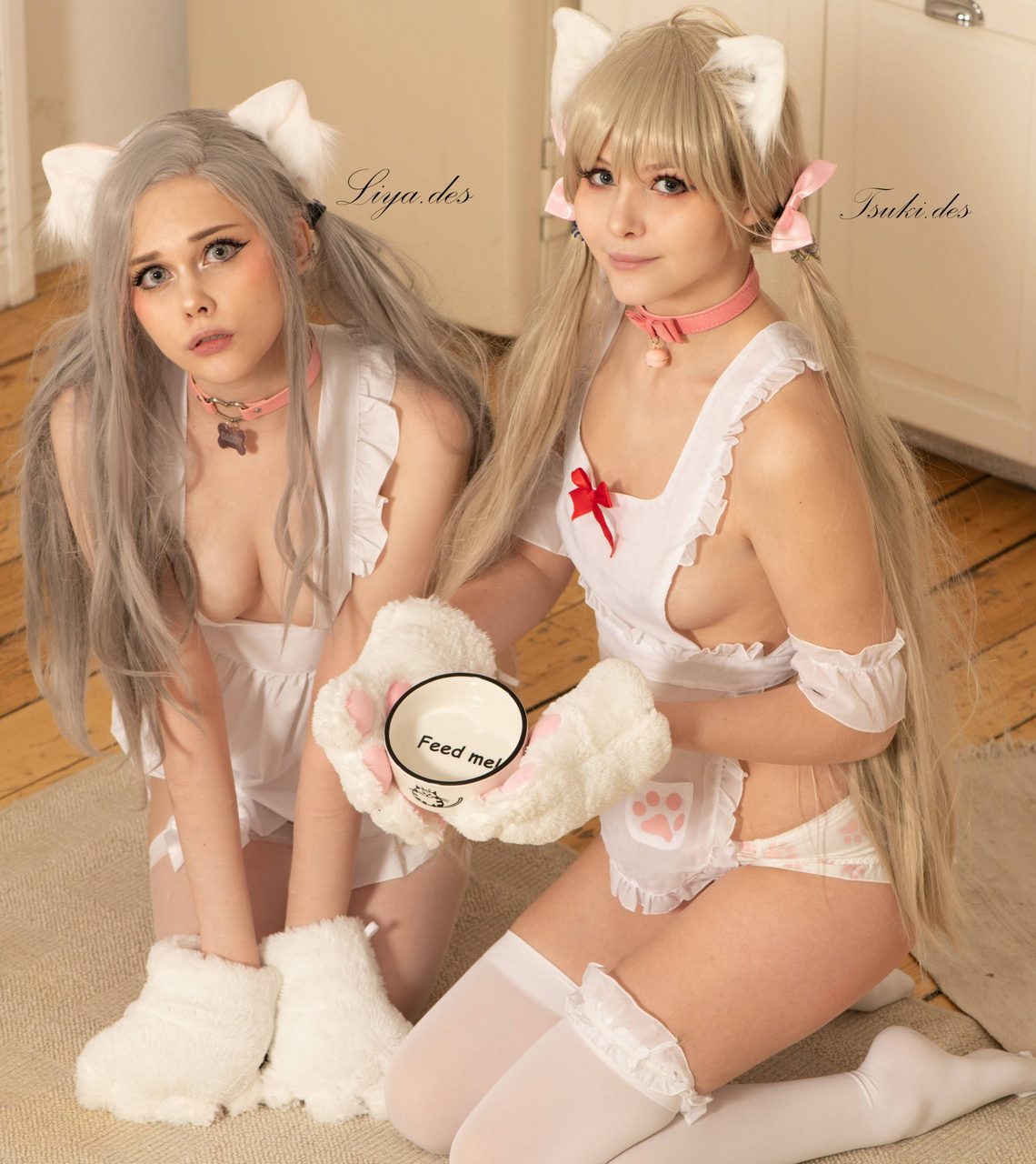 Sexy Catgirls By Liya Des And Tsuki De