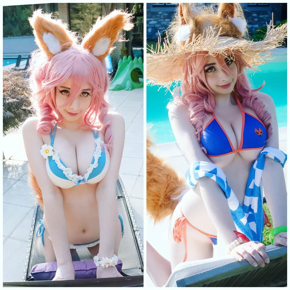 Summer Holidays Tamamo Or Summer Tamamo Chan I Cant Get Myself To Pick One By Mikomi Hokina E299a