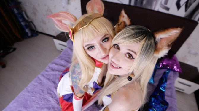 2 Ahri From League Of Legends By Purple Bitch And Leah Meow
