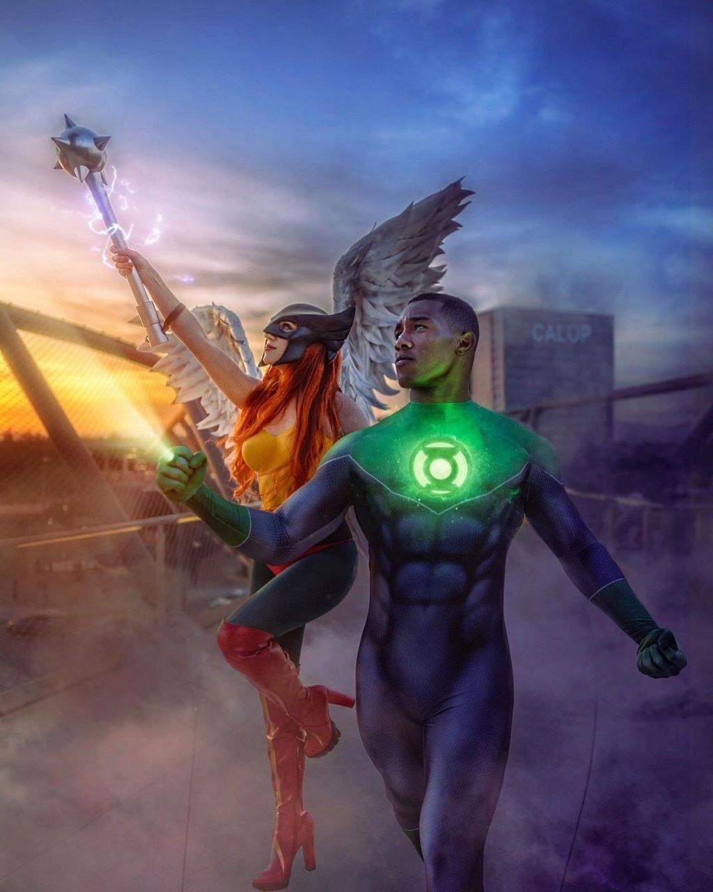 Green Lantern Hawkgirl By Matt Hackett Graciethecosplaylas
