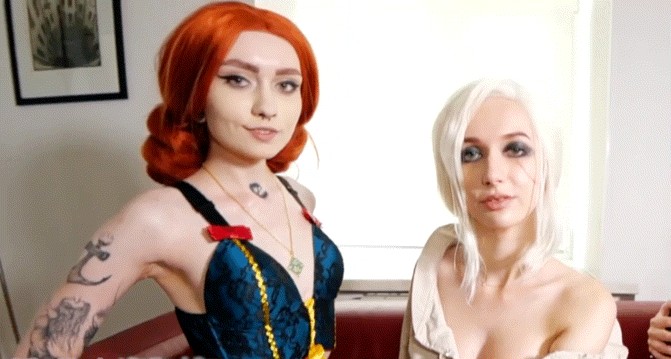 Ciri Triss And Yennefer From The Witcher By Purple Bitch Sia Siberia And Zirael Rem