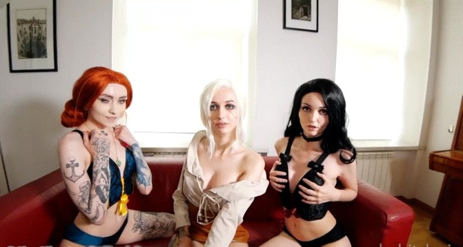 Ciri Triss And Yennefer From The Witcher By Purple Bitch Sia Siberia And Zirael Rem