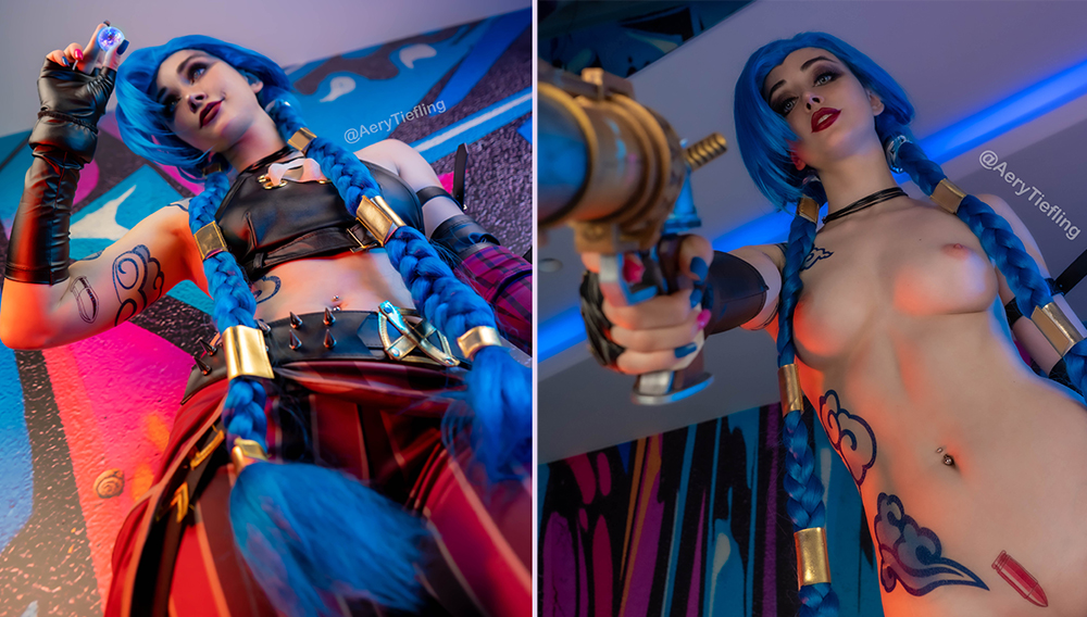 Jinx From Arcane By Aery Tiefling O
