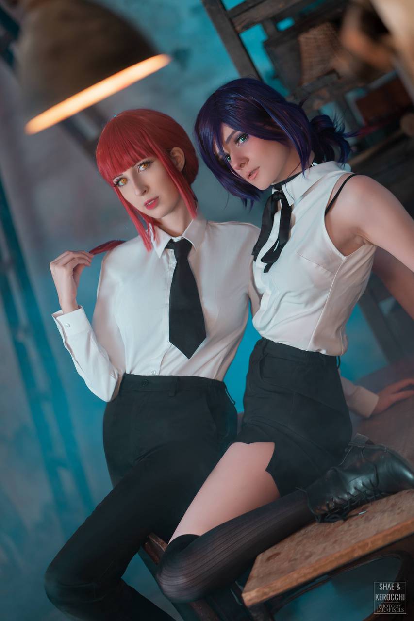 Makima And Reze From Chainsaw Man By Kerocchi And Shae Underscor