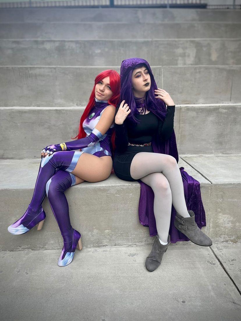Raven And Star Fire Done By Me Heyhaywhyyyyy And Angelic Bubbles Cos