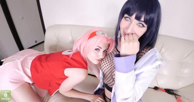 Hinata And Sakura From Naruto By Purple Bitch And Sia Siberia