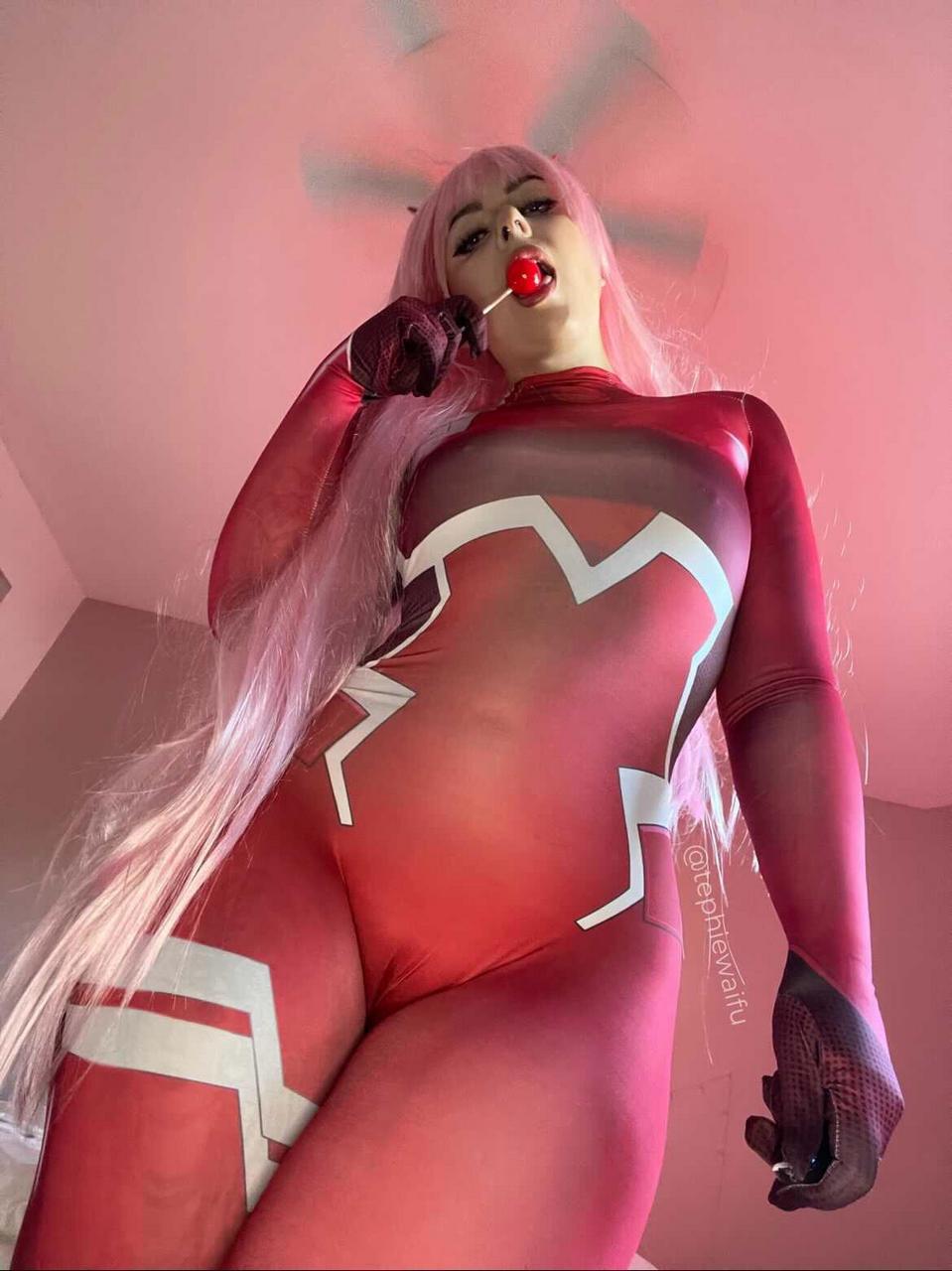See Something You Want To Lick Zero Two Cosplay By Tephiewaif