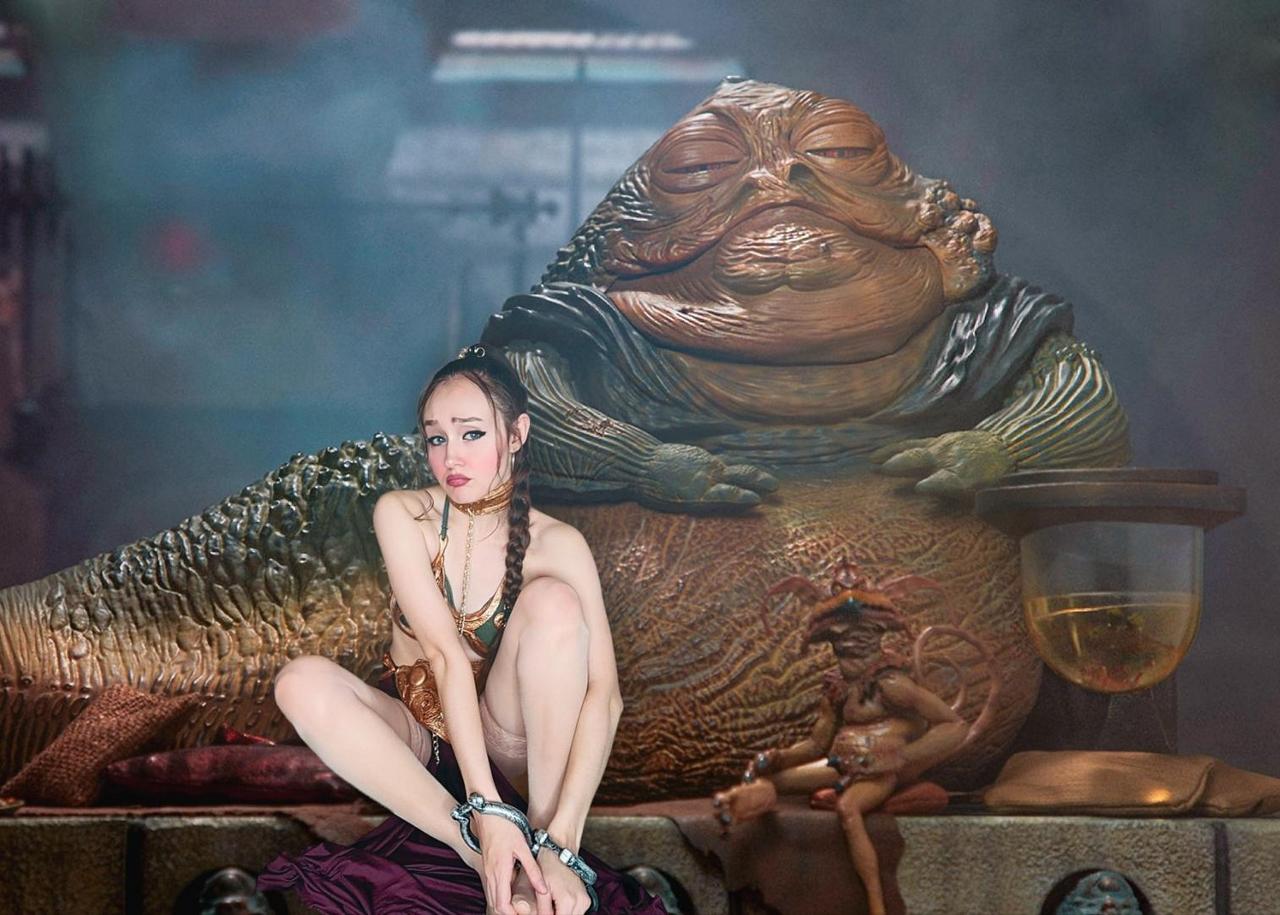 Slave Leia Captured By Jabba The Hut