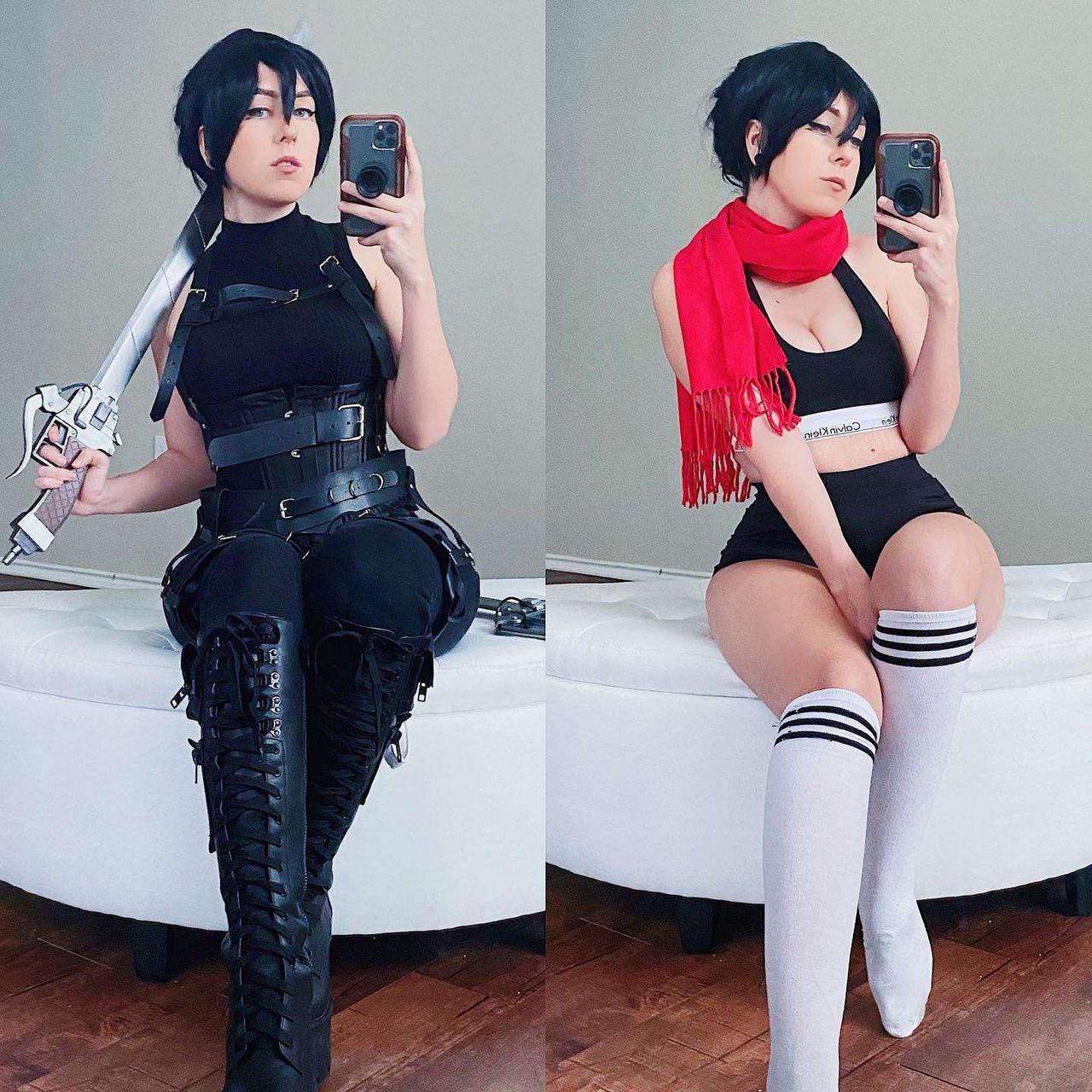 Which Outfit Do You Prefer On Mikasa Mikasa Cosplay By Malpalpatin