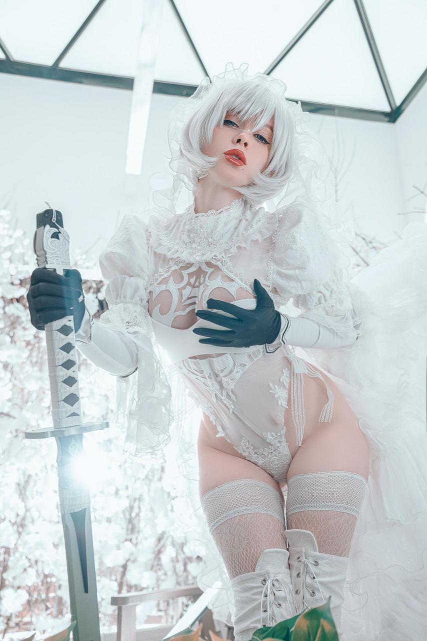 2b Bride Cosplay By Caterpillarco