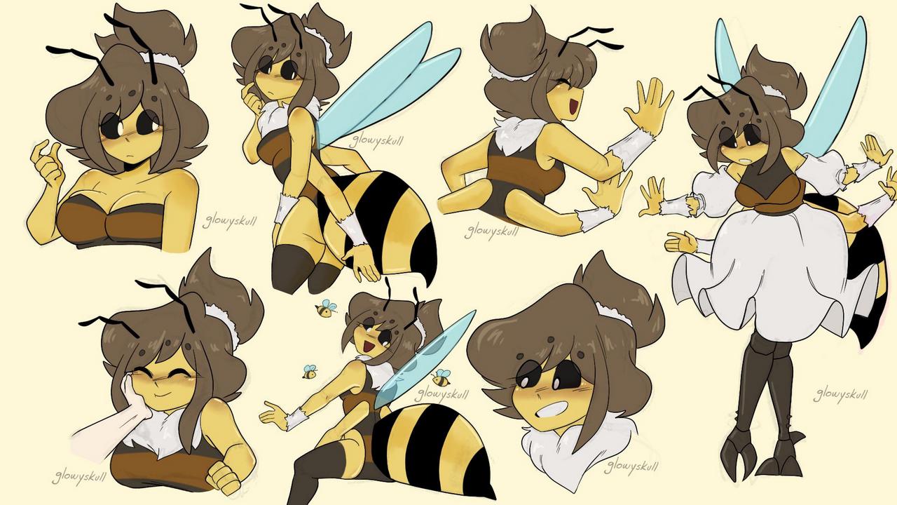 A Cute Bee Girls By Glowyskul