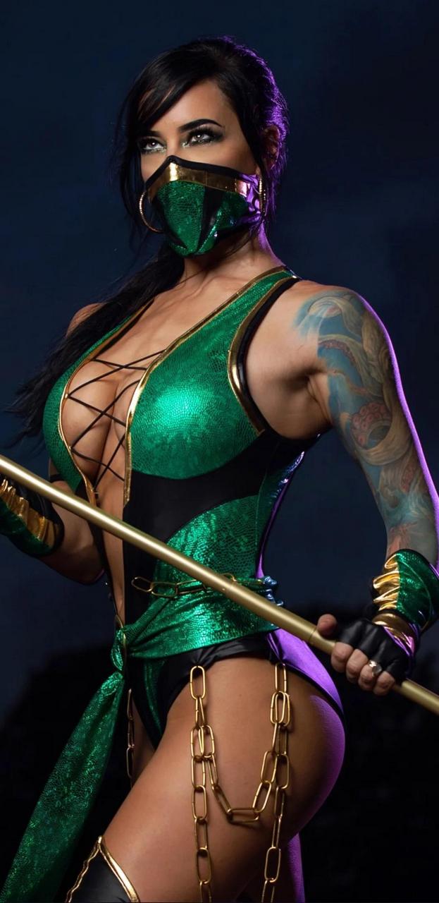 Alex Zedra As Jade From Mortal Komba