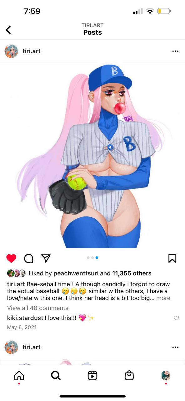 Baseball Bae Cosplay Hellokerryberry Of Art By Tiri Art