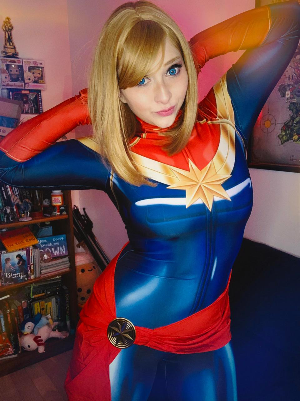 Captain Marvel By Cosplaying Crypti