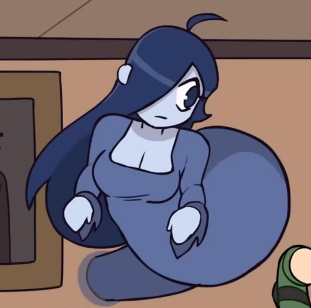 Cute Ghost Girl From Joshs Duh Animated Vide