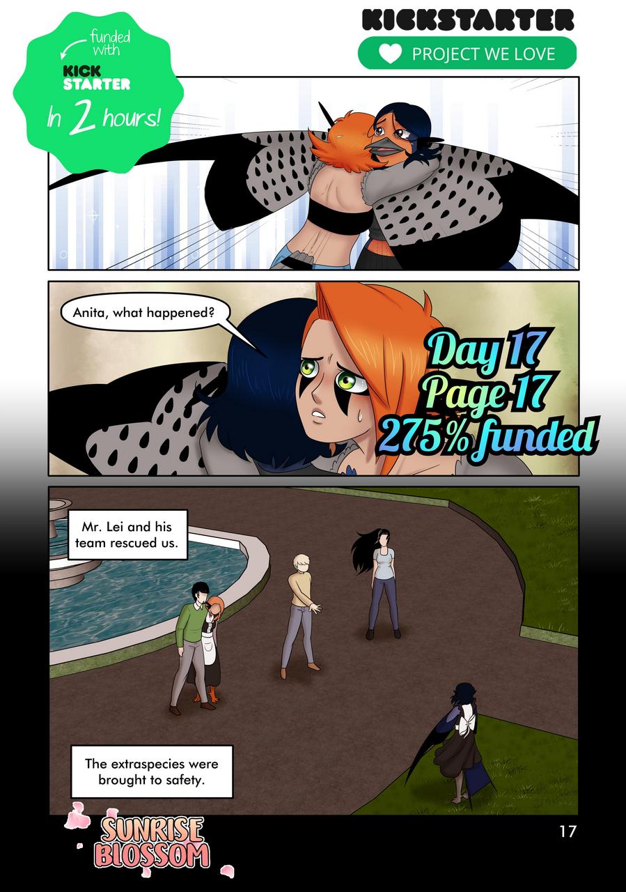 Day 17 Page 17 275 Funded Were Super Close To The Next Stretch Goa
