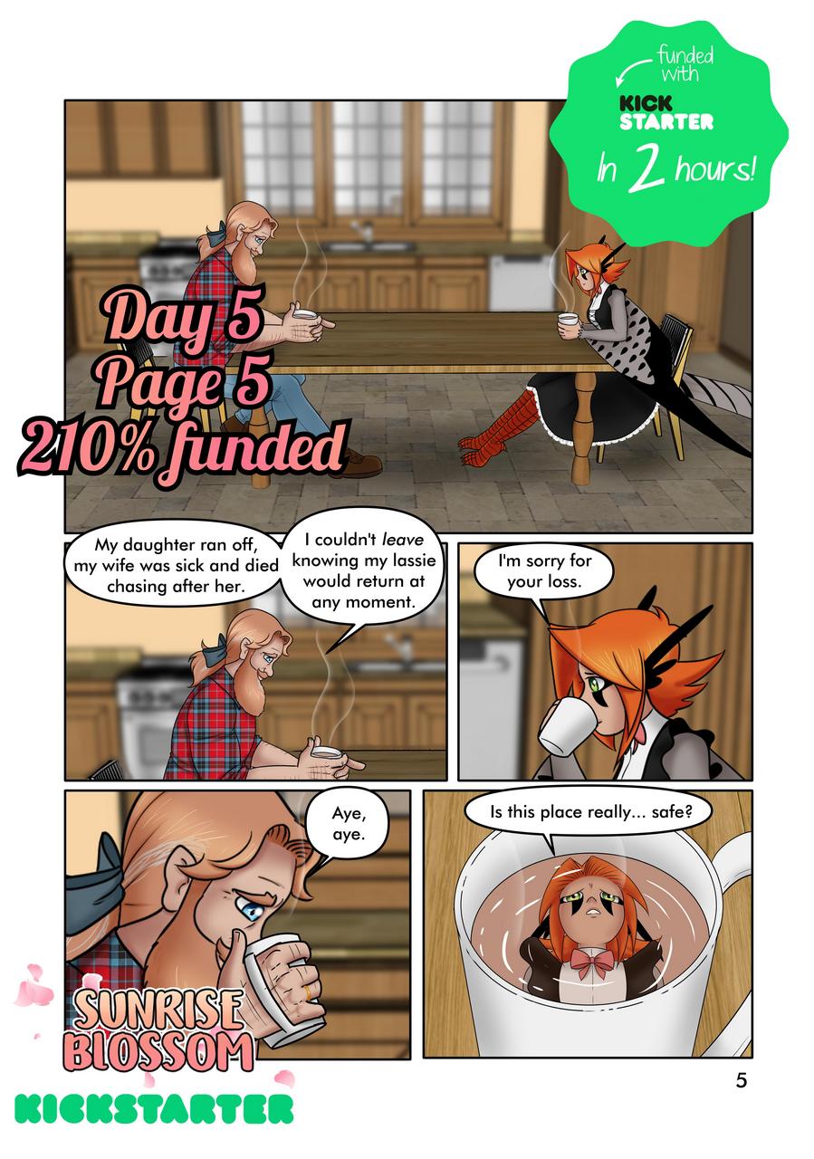 Day 5 Page 5 Currently 210 Funded Kickstarter Link In The Comment