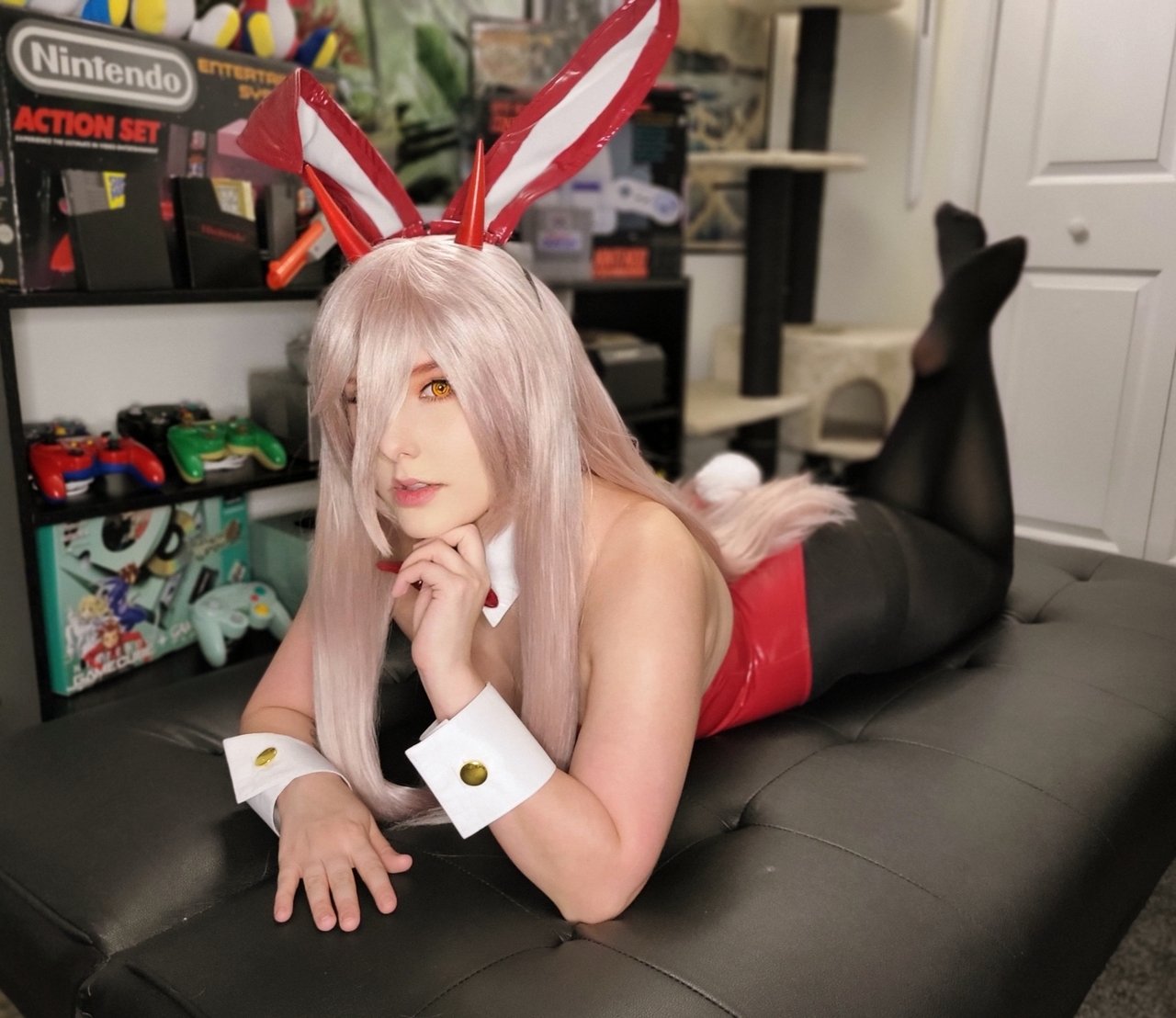 Denji Does Not Dream Of Bunny Girl Power Self As Bunny Girl Power From Chainsaw Man