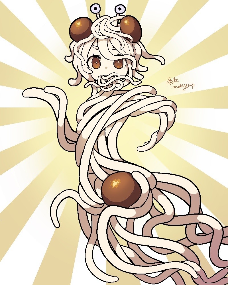 Flying Spaghetti Monster Gir