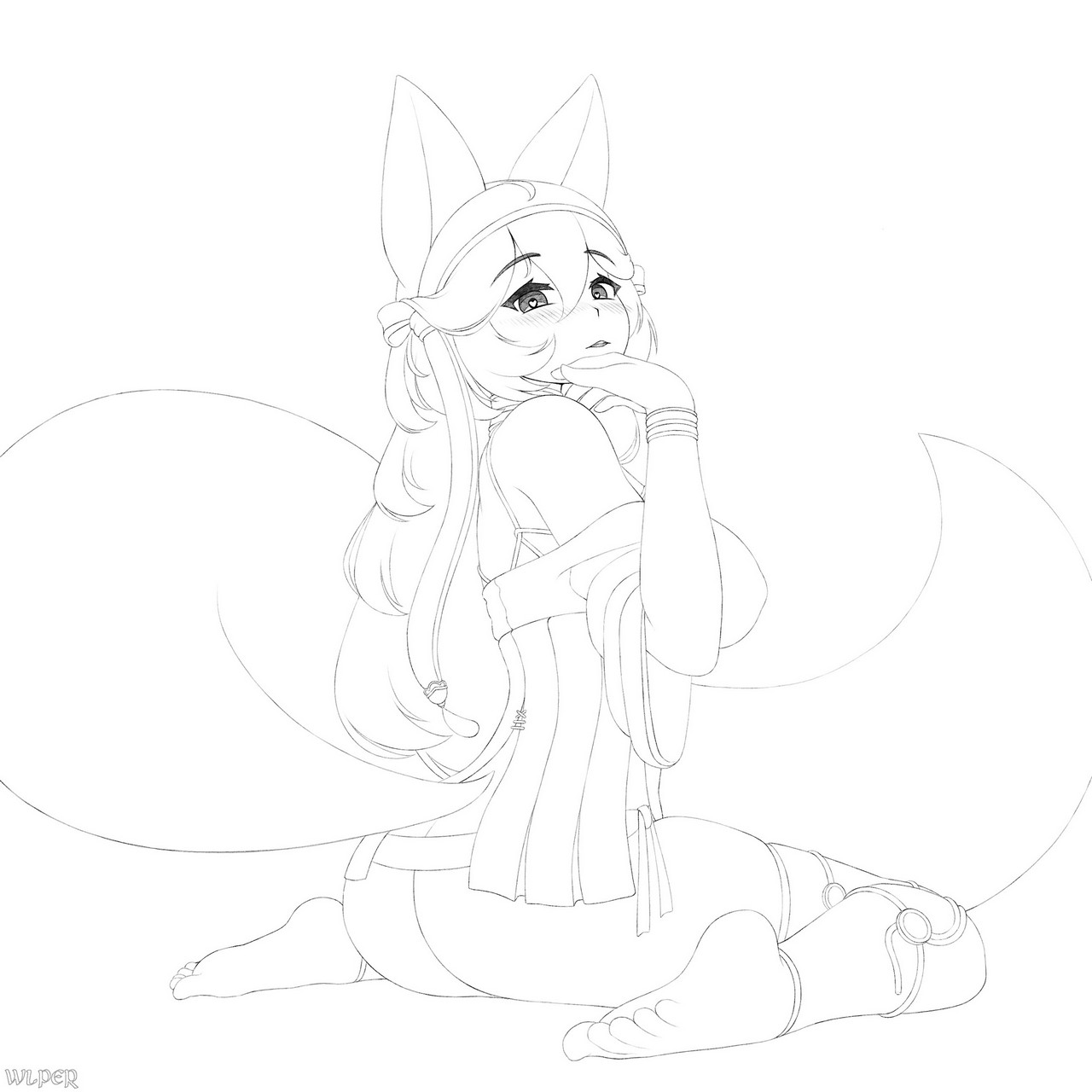 Fox Girl By Wlpe
