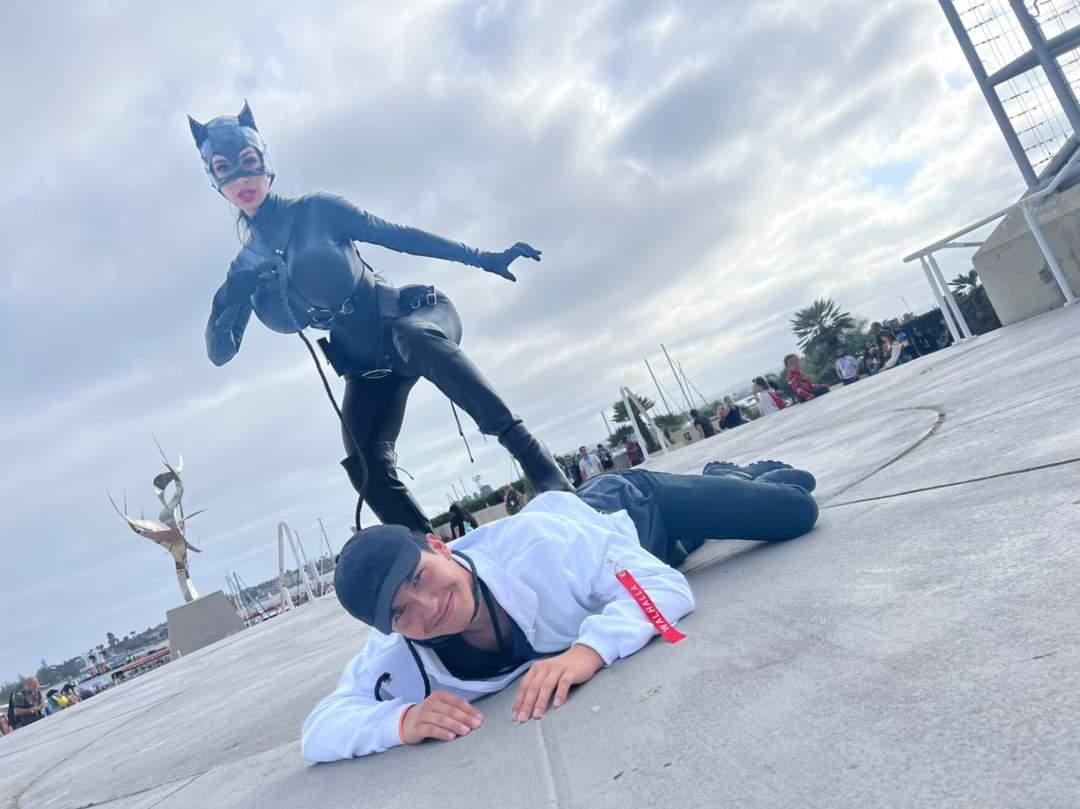 Having Fun With The Fans At Sdcc2022 Ashten As Catwoma