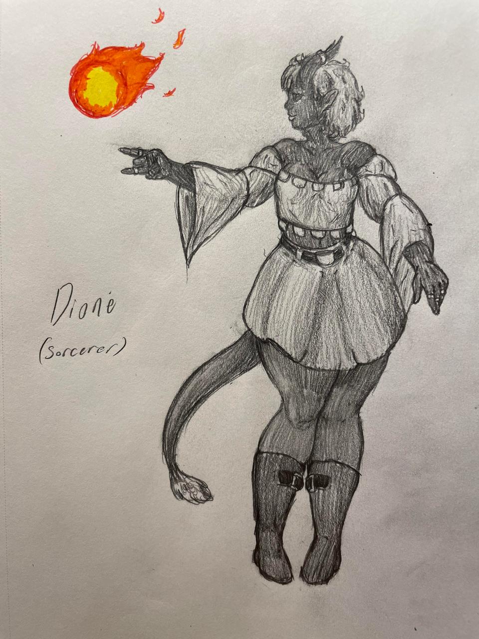 Heres Dione As A Sorcerer O