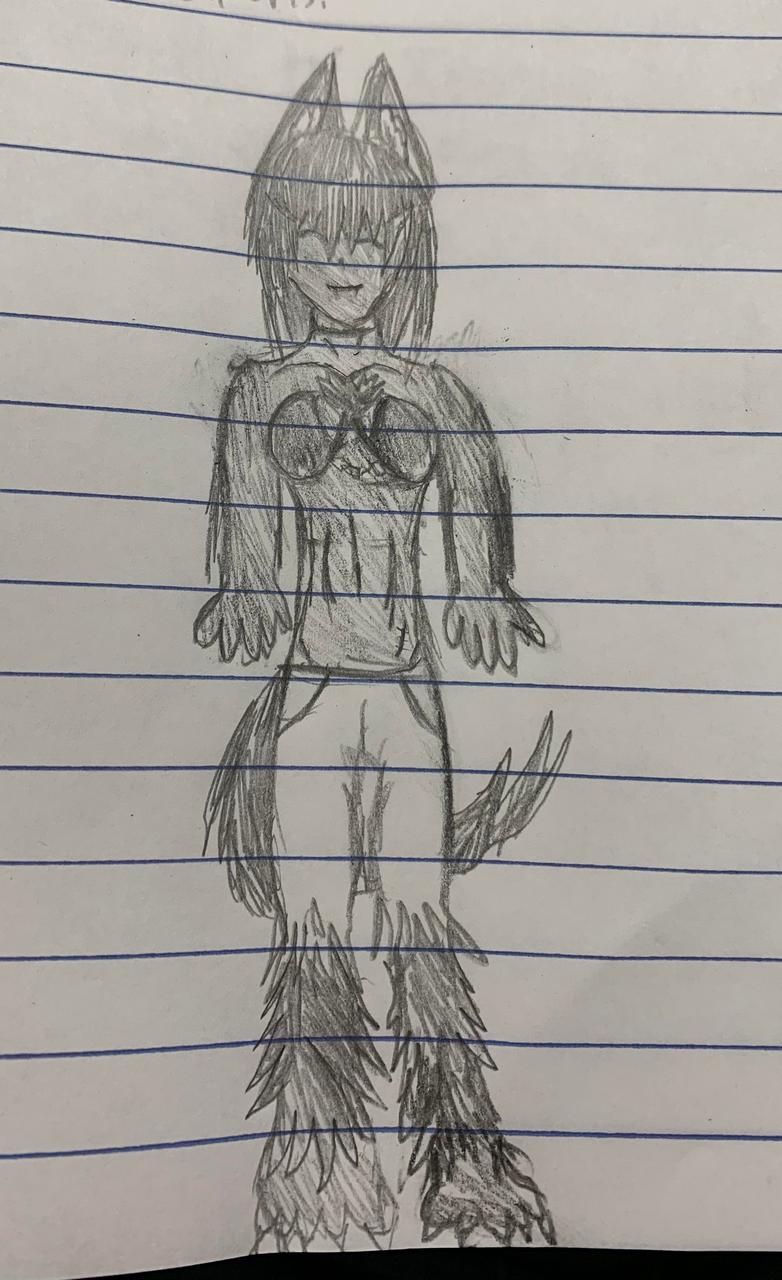 I Did A Hellhound Sketc