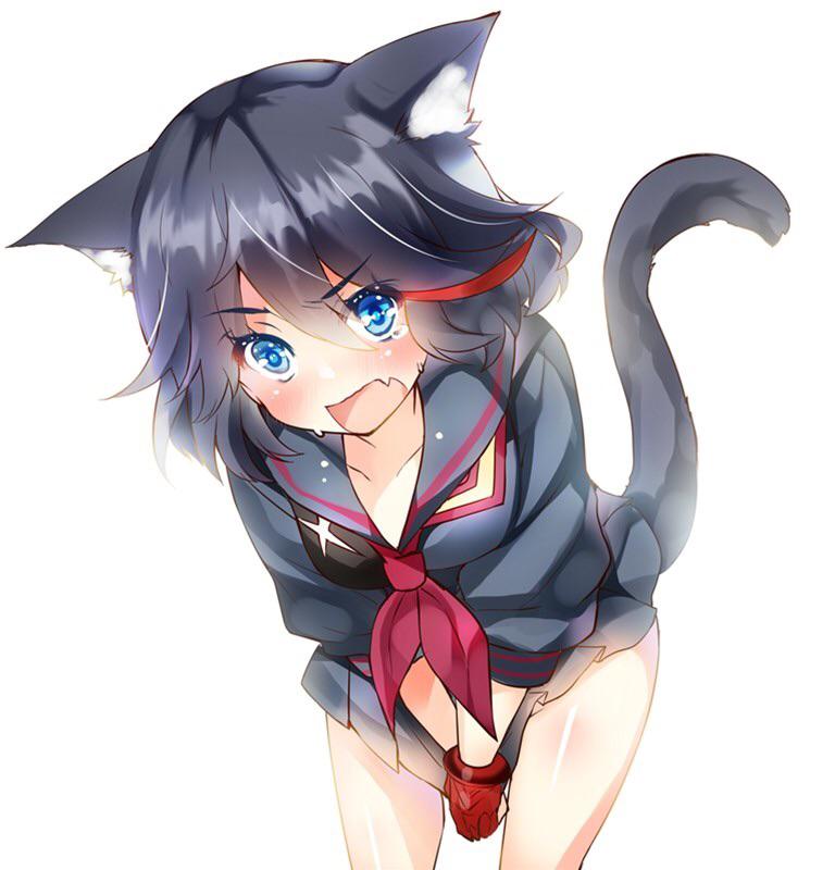 If Ryuko Matoi Was A Cat Gir