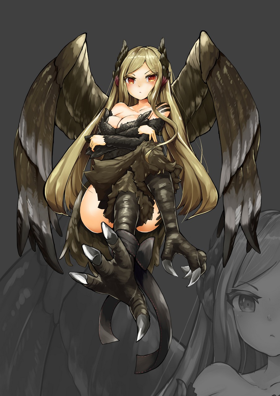 Im In Love With The Look Of This Harpy She Looks Angry Thoug