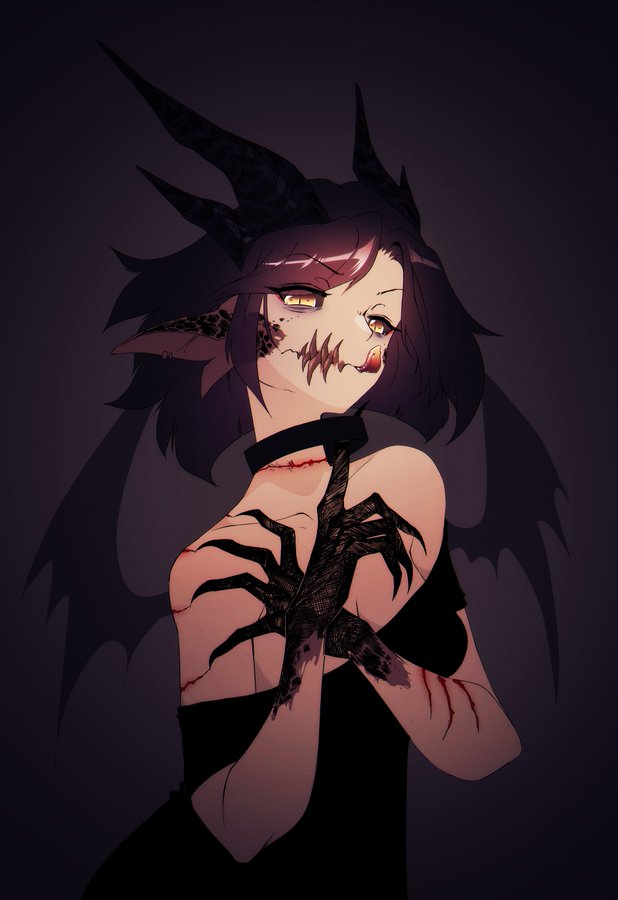 Just A Monster Girl By Vinche