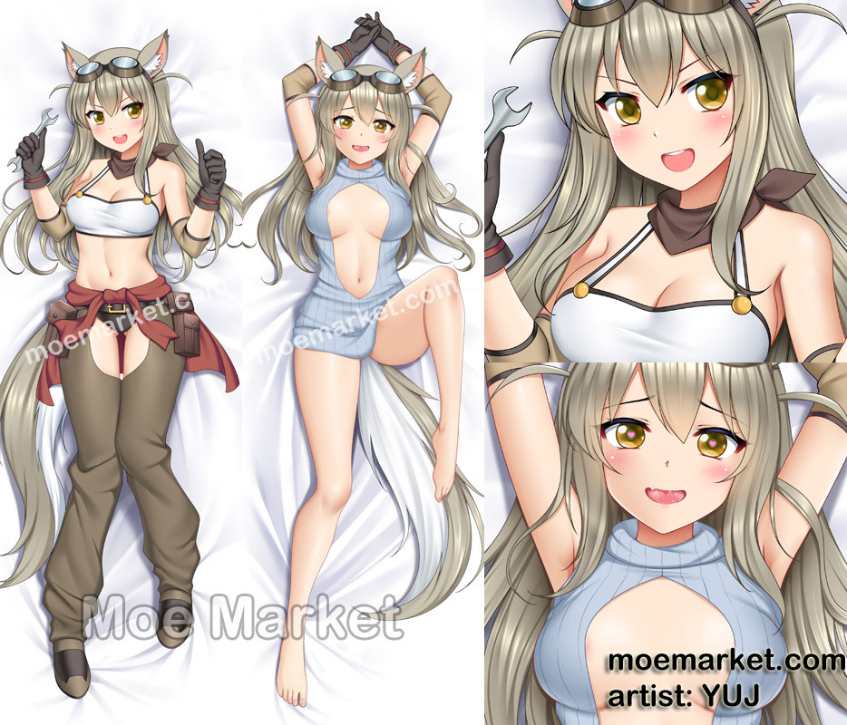 Lost Pause Mascot Lily The Fox Mechanic Body Pillow By Artist Yu