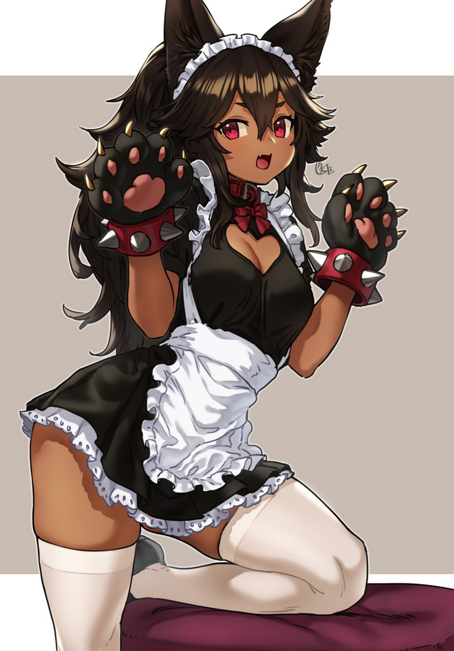 Maid Cat Girl Ready To Serv