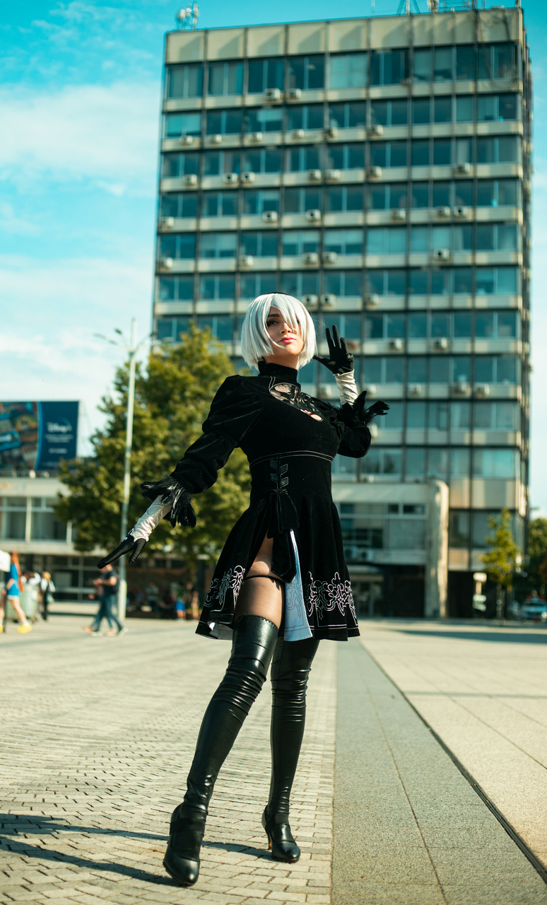 Me Liliah Cosplay As 2b From Nier Automat