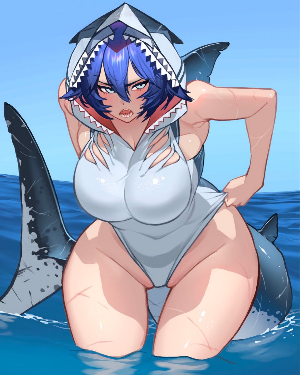 Meg Giant Shark Gir