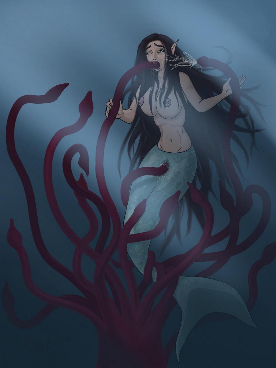 Mermaid Taken By Sea Monster Dznecrus M