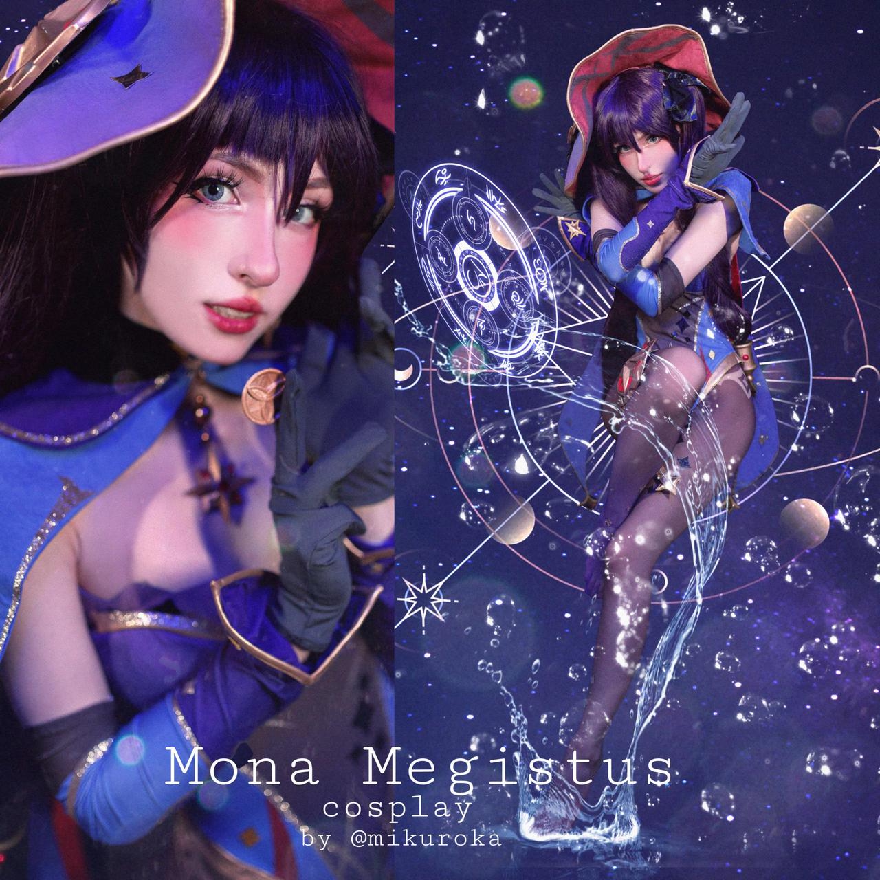 Mona Megistus Cosplay By Mikurok