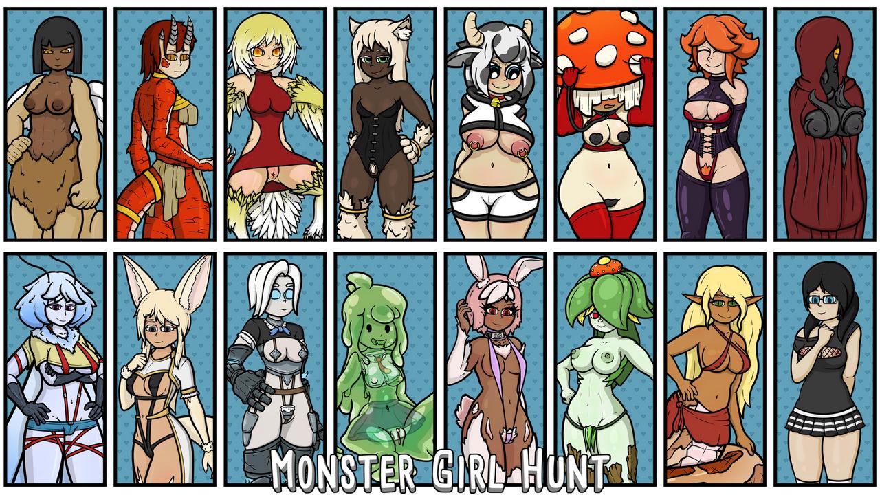 Monster Girl Hunt Updated Roster Wallpaper And Fennec Fox Link In Comment