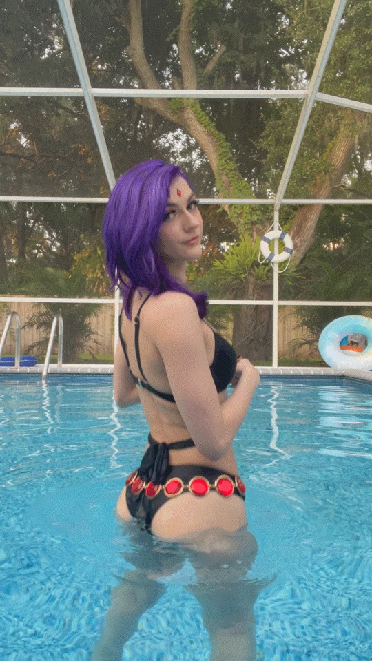 Pool Raven From Teen Titans By Ashley Spencer