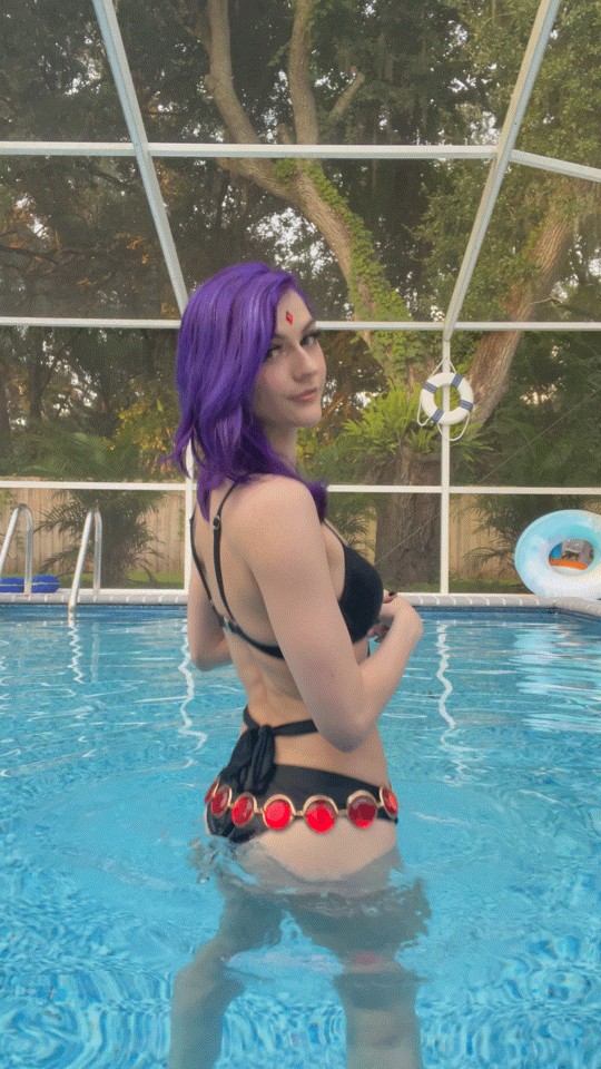 Pool Raven From Teen Titans By Ashley Spencer