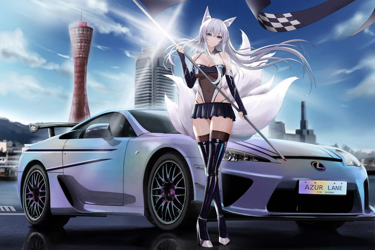 Race Queen Shinano And Lexus Lf